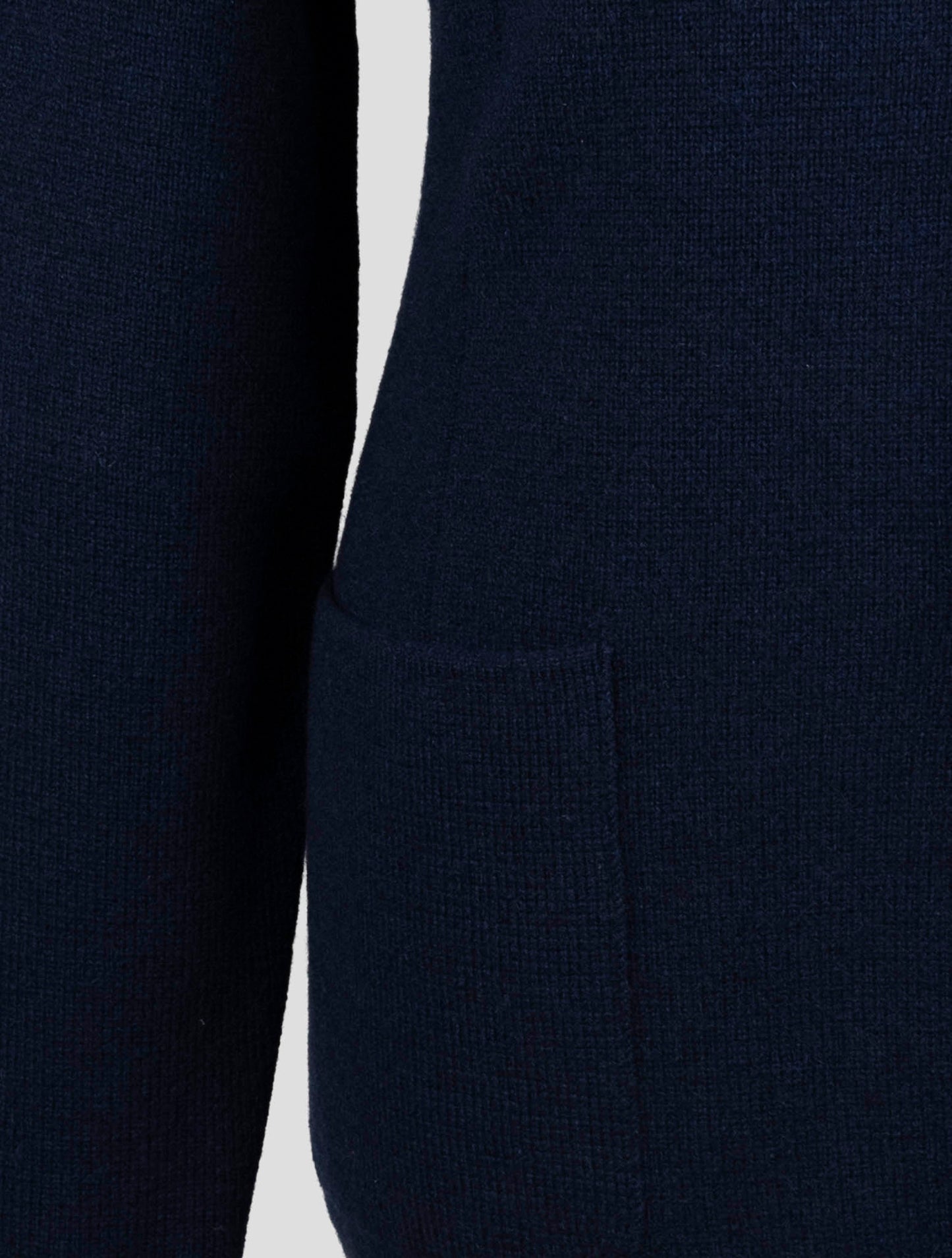 Kiton Blue Cashmere Sweater Cardigan