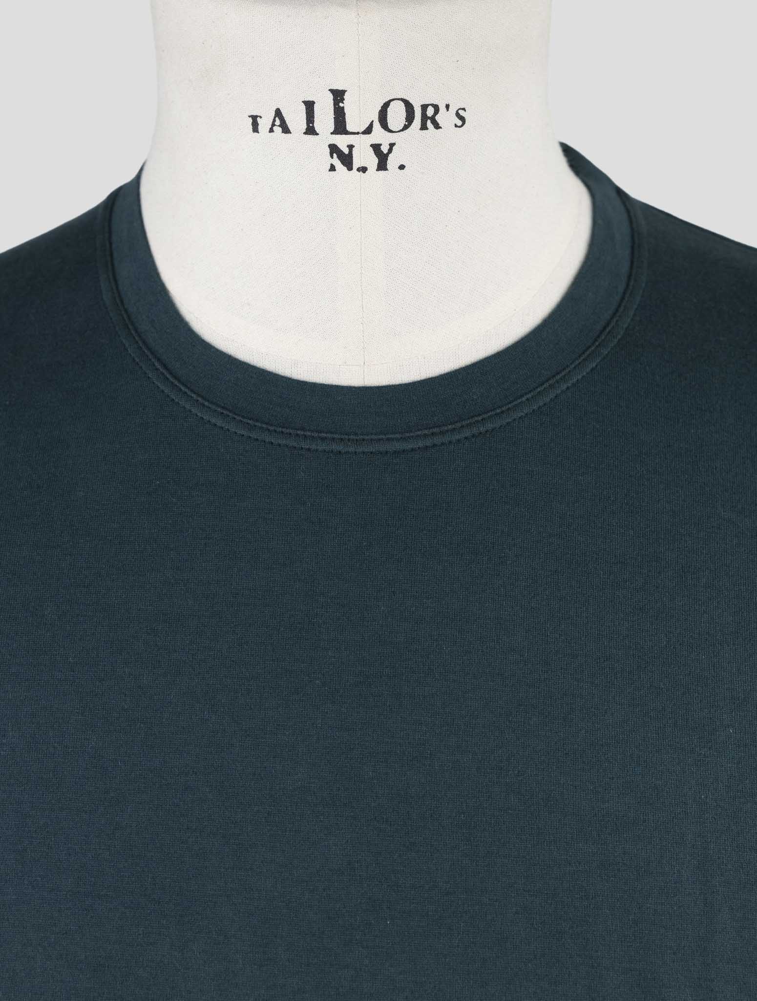 Kiton Green Cotton Cashmere T-Shirt