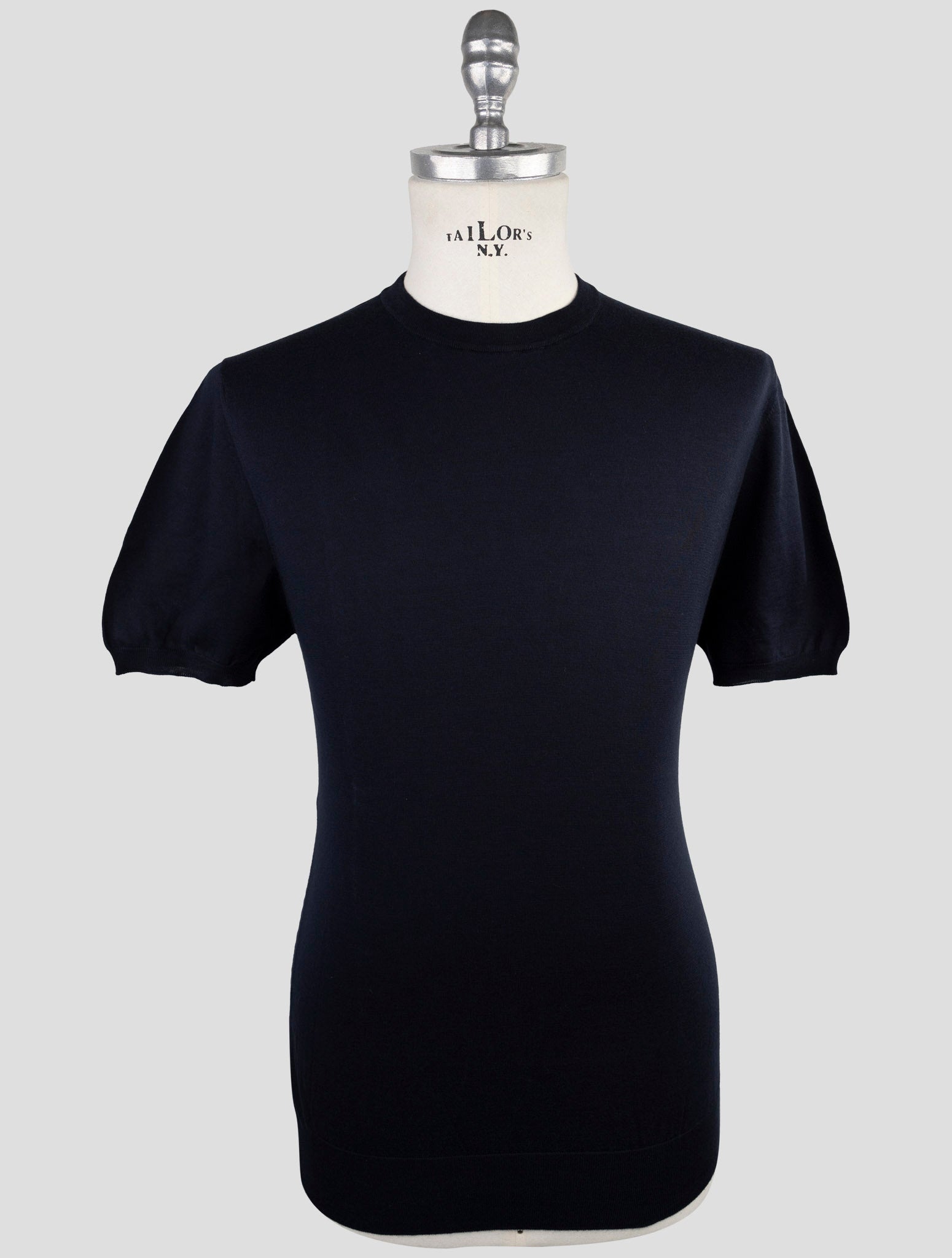 Kiton Blue Cotton Icon T-Shirt