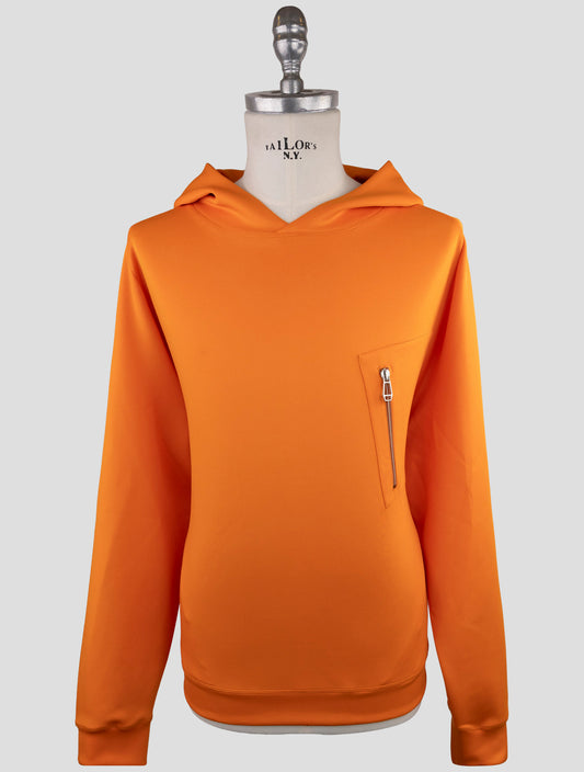 Kiton Orange Pl Ea Special Edition Plus One Sweater Hoodie