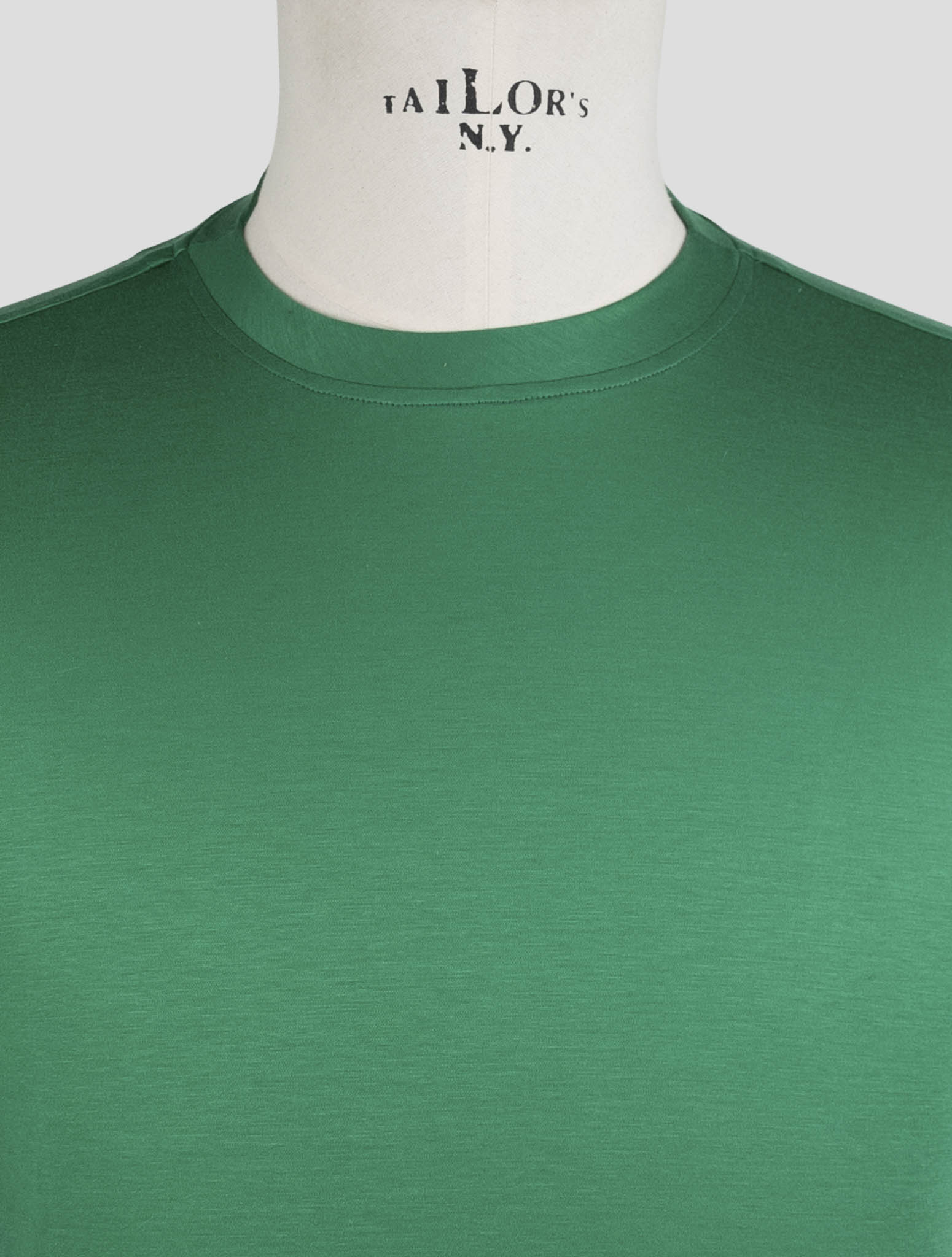 Kiton Green Cotton T-Shirt