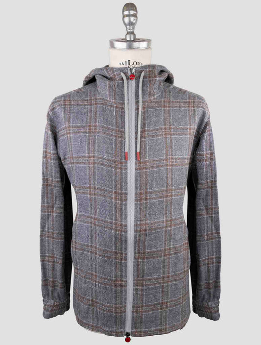Kiton Multicolor Linen Silk Cotton Shirt Umbi