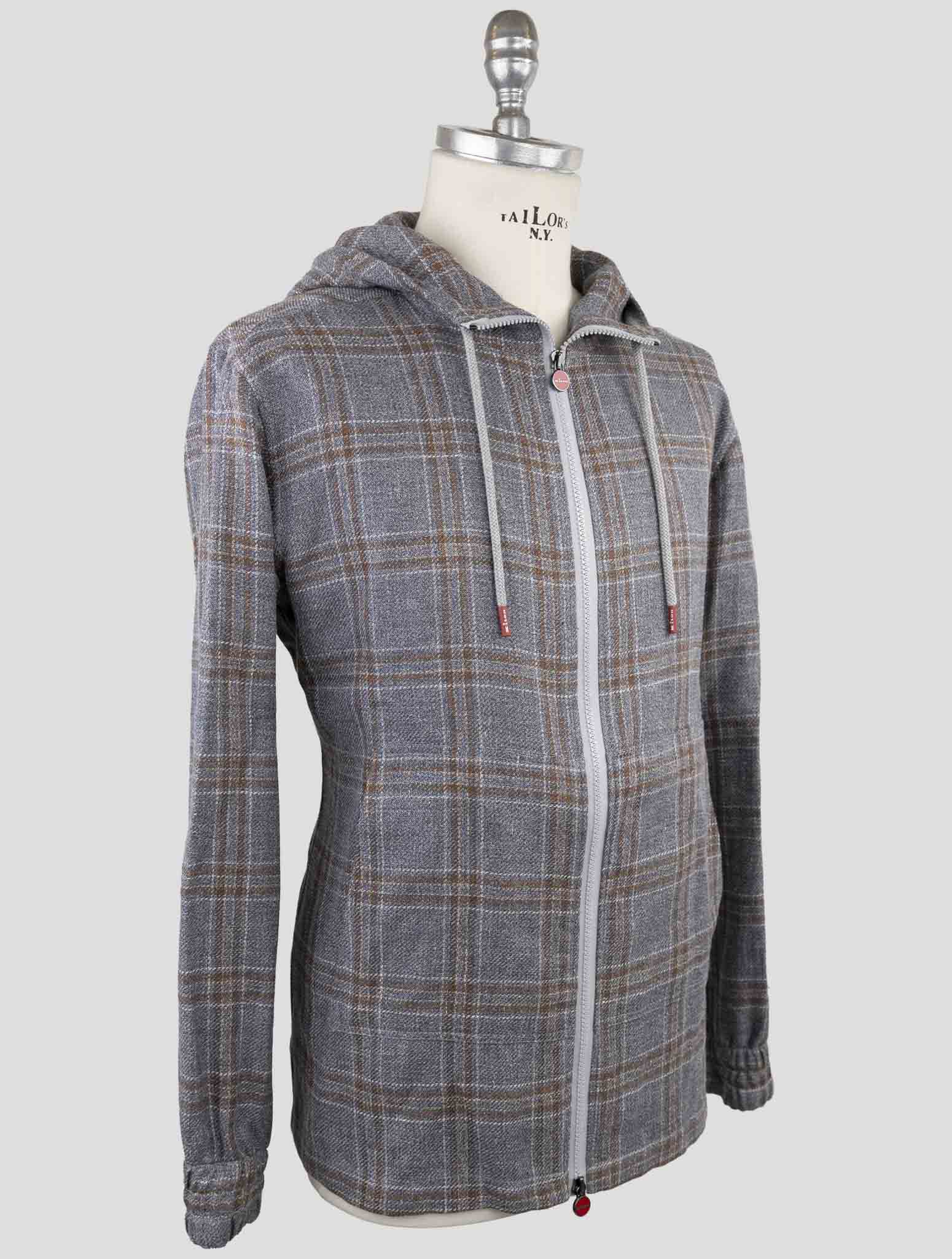 Kiton Multicolor Linen Silk Cotton Shirt Umbi