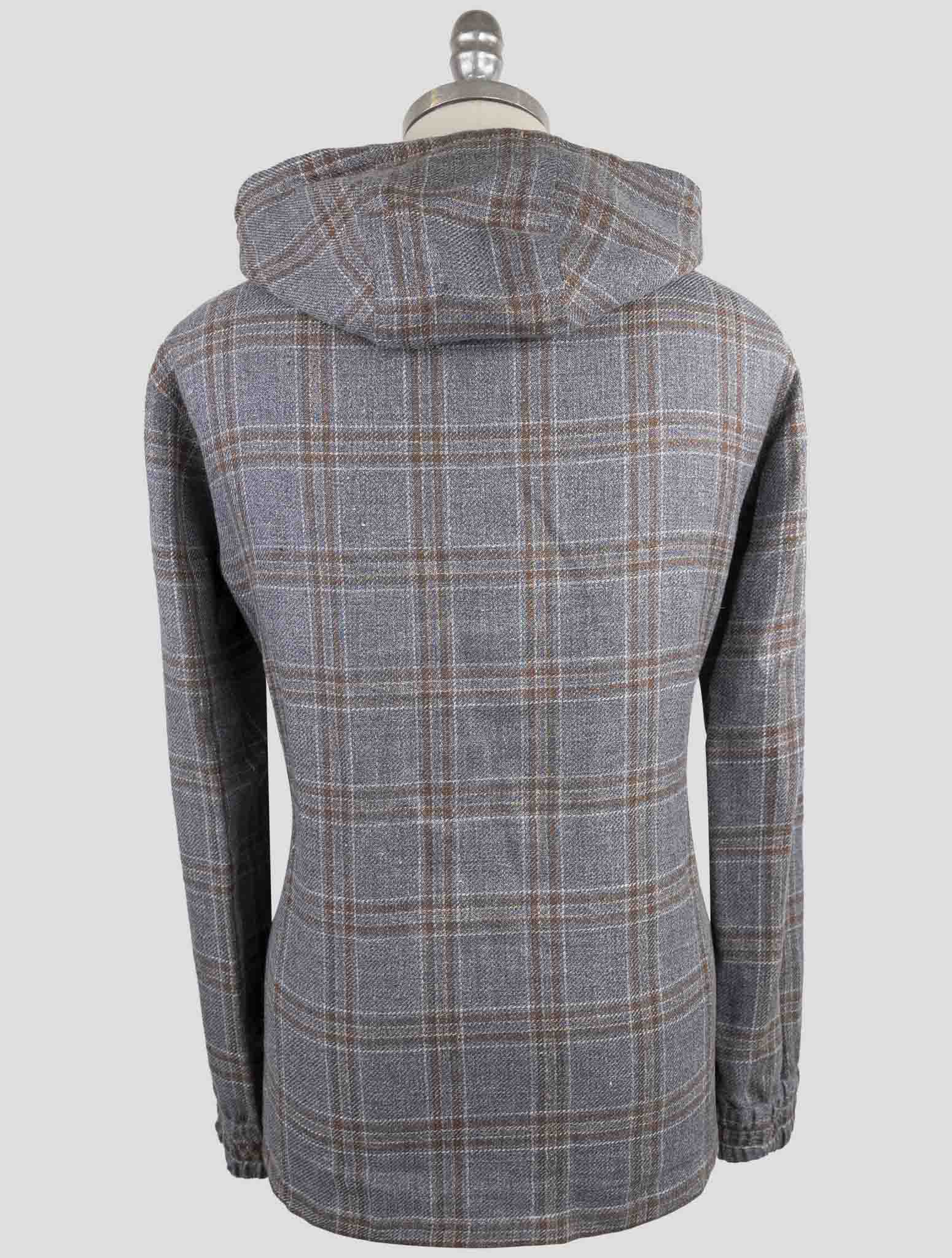 Kiton Multicolor Linen Silk Cotton Shirt Umbi