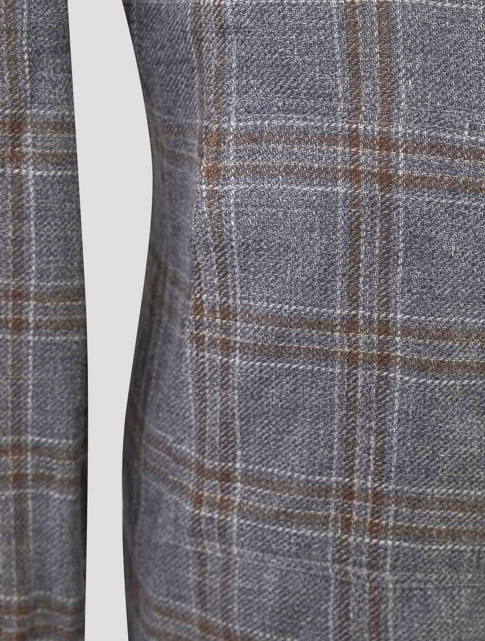 Kiton Multicolor Linen Silk Cotton Shirt Umbi