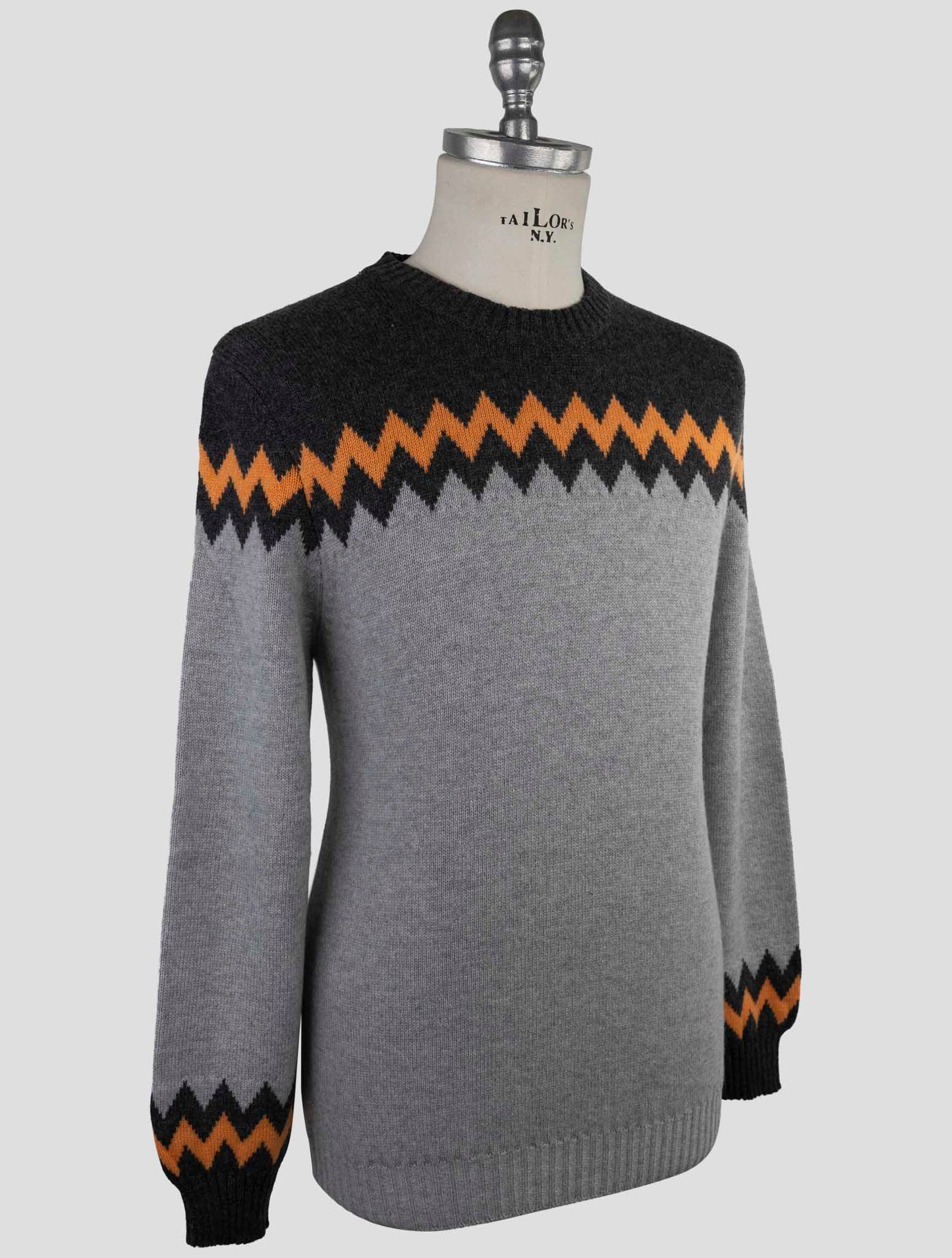 Kiton Multicolor Cashmere Sweater Crewneck