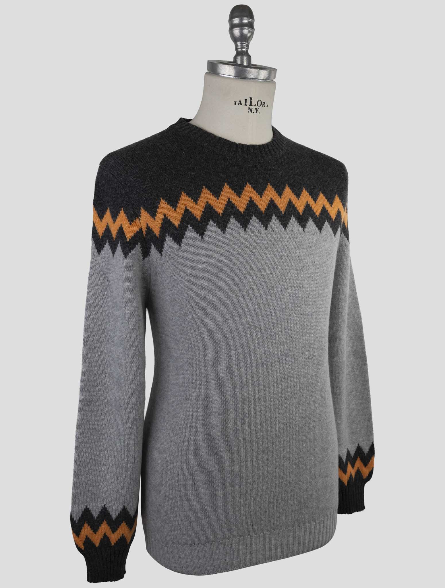 Kiton Multicolor Cashmere Sweater Crewneck