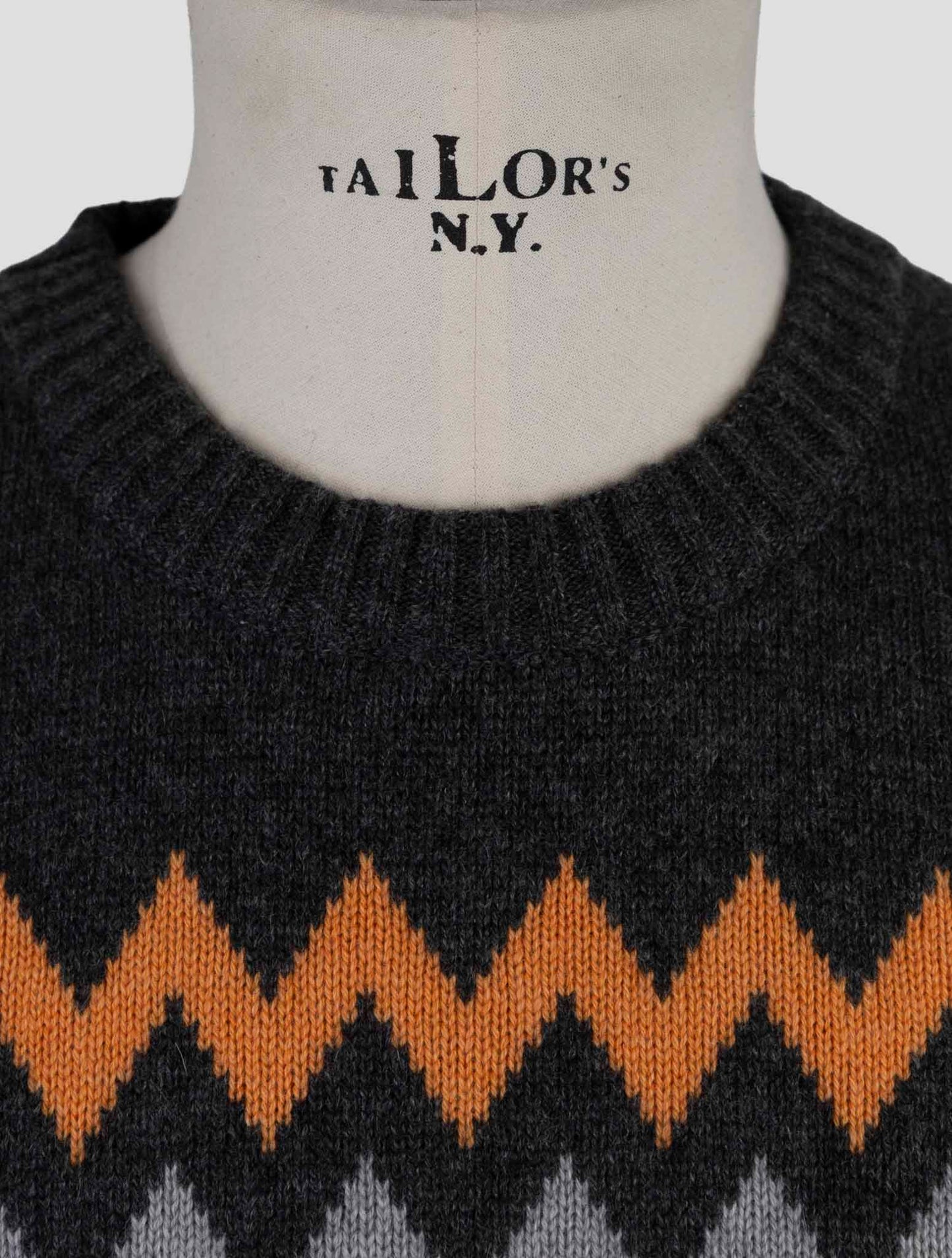 Kiton Multicolor Cashmere Sweater Crewneck