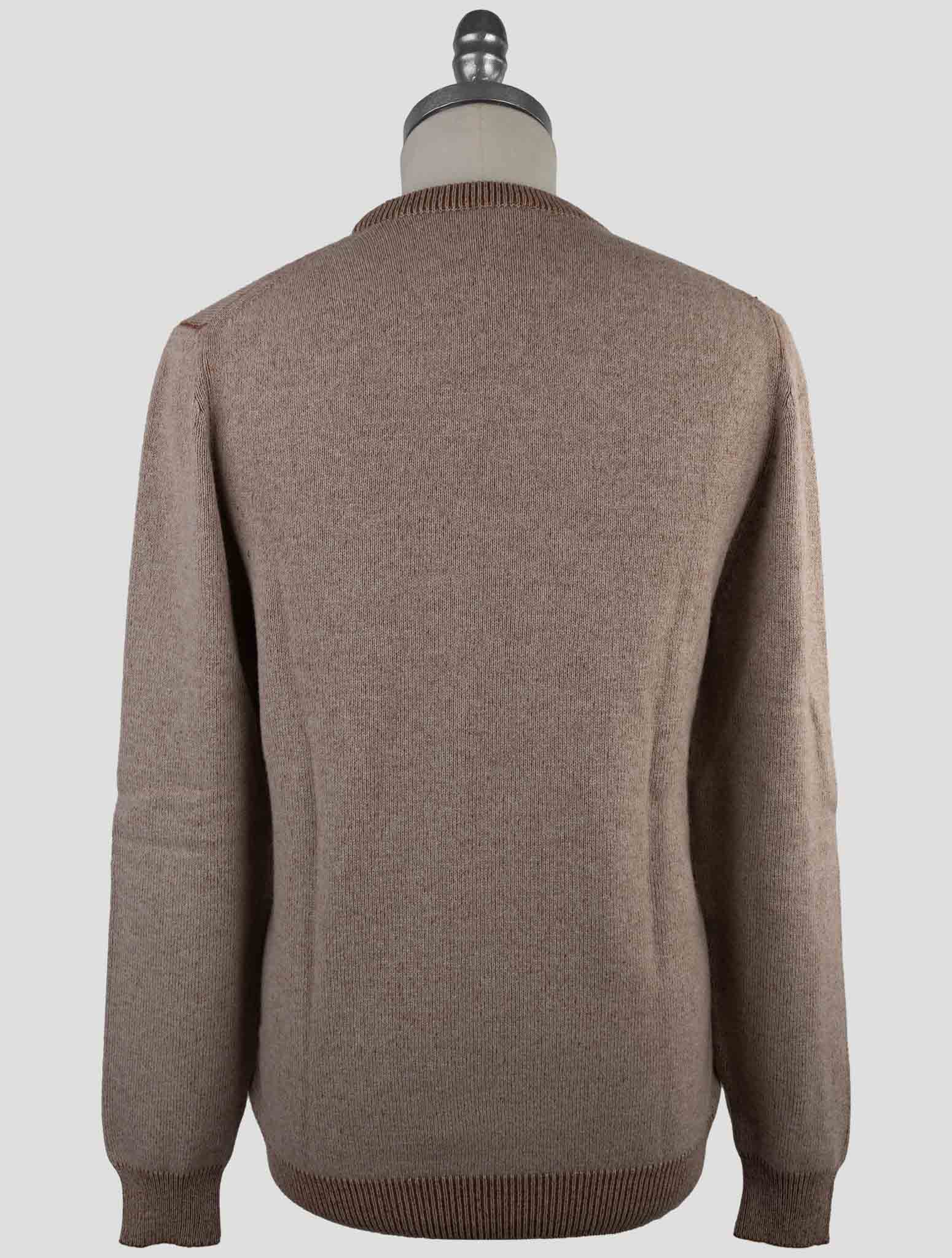Kiton Beige Cashmere Sweater Crewneck