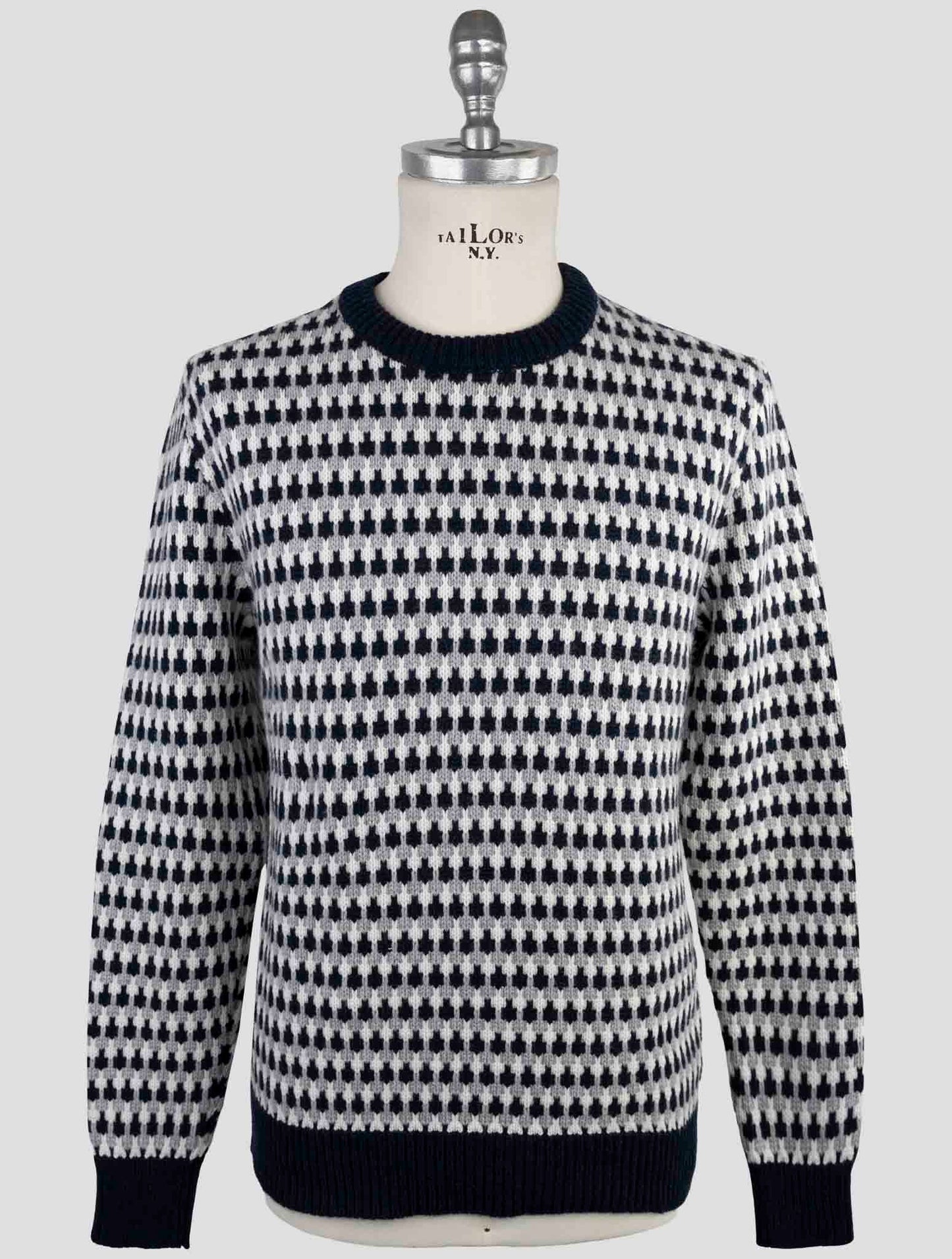 Kiton Multicolor Cashmere Sweater Crewneck