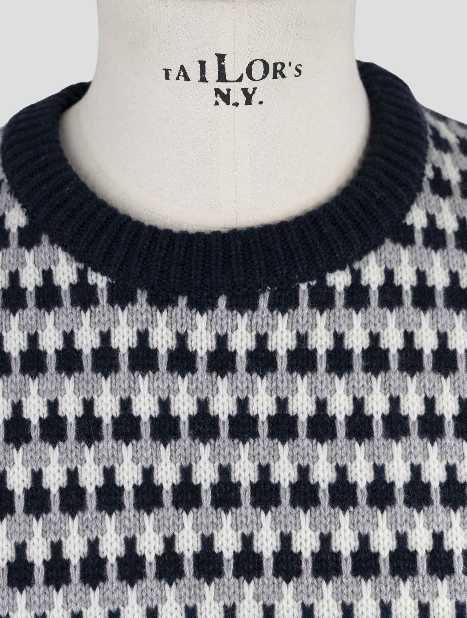 Kiton Multicolor Cashmere Sweater Crewneck