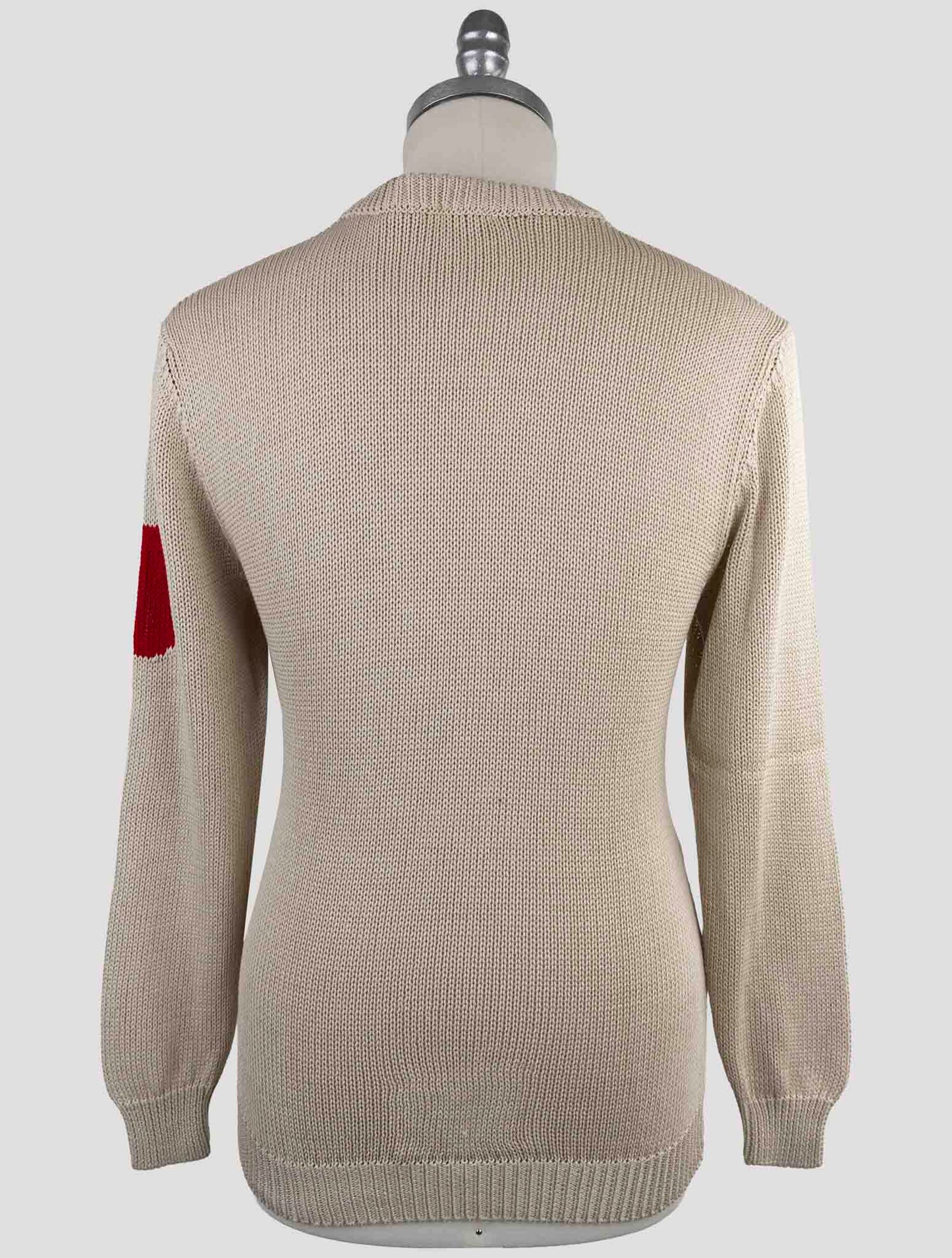 Kiton Beige Cotton Sweater Crewneck