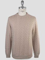 Kiton Beige Cashmere Sweater Crewneck
