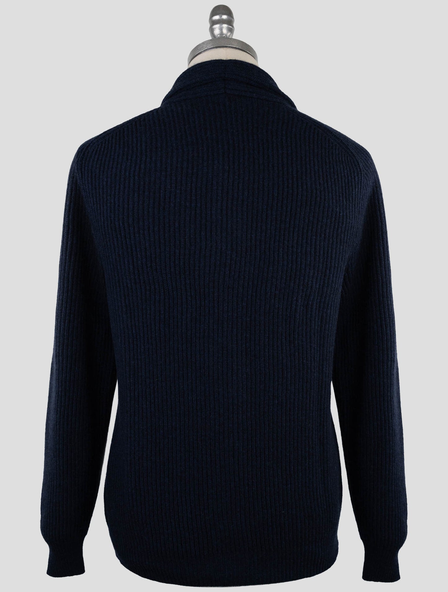 Kiton Blue Cashmere Sweater Cardigan