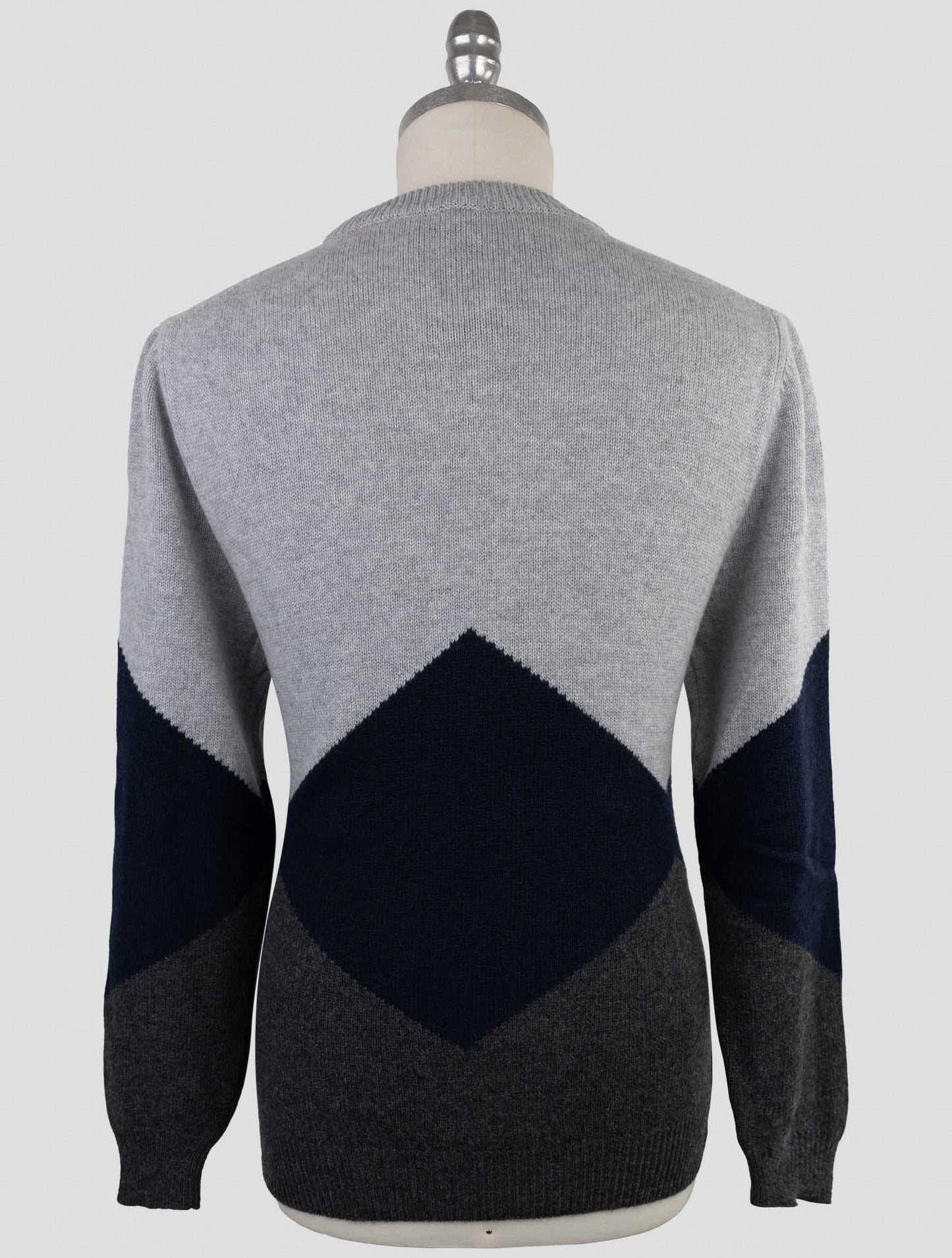 Kiton Multicolor Cashmere Silk Sweater Crewneck