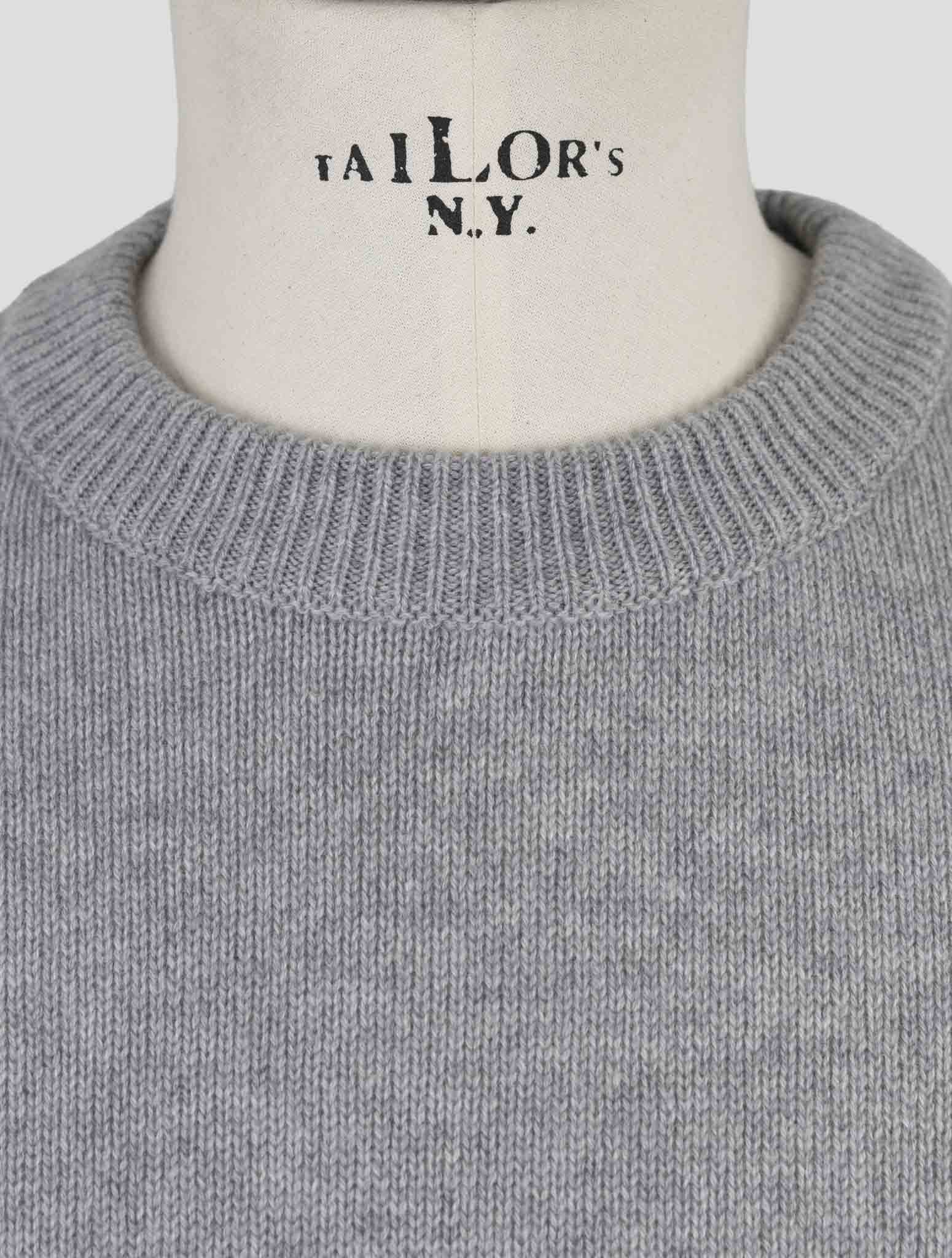 Kiton Multicolor Cashmere Silk Sweater Crewneck