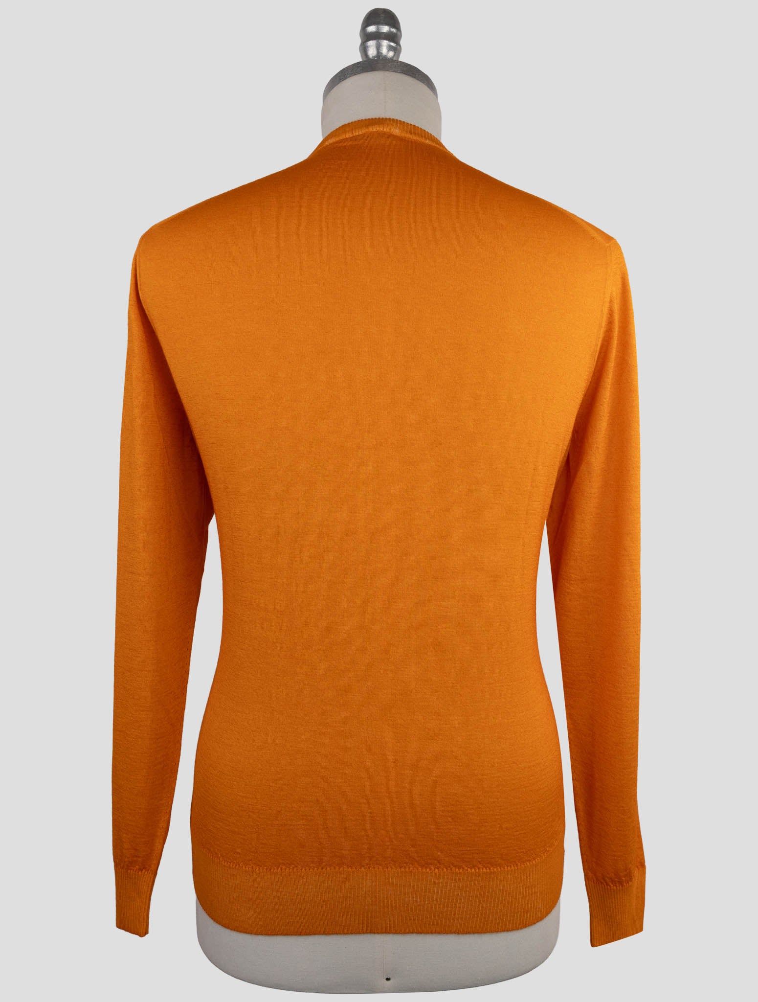 Kiton Orange Cashmere  Silk Sweater Crewneck