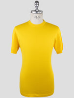 Kiton Yellow Cotton T-Shirt