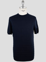 Kiton Blue Cotton T-Shirt
