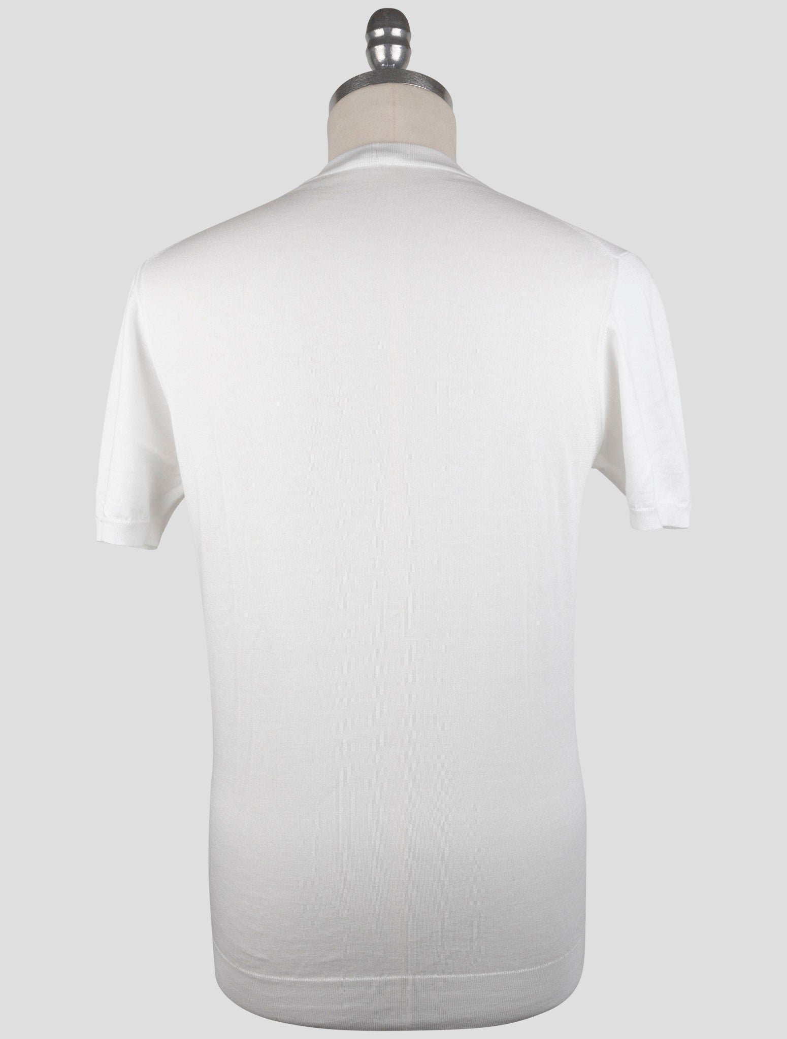 Kiton White Cotton T-Shirt