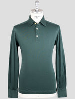 Kiton Green Cotton Sweater Polo