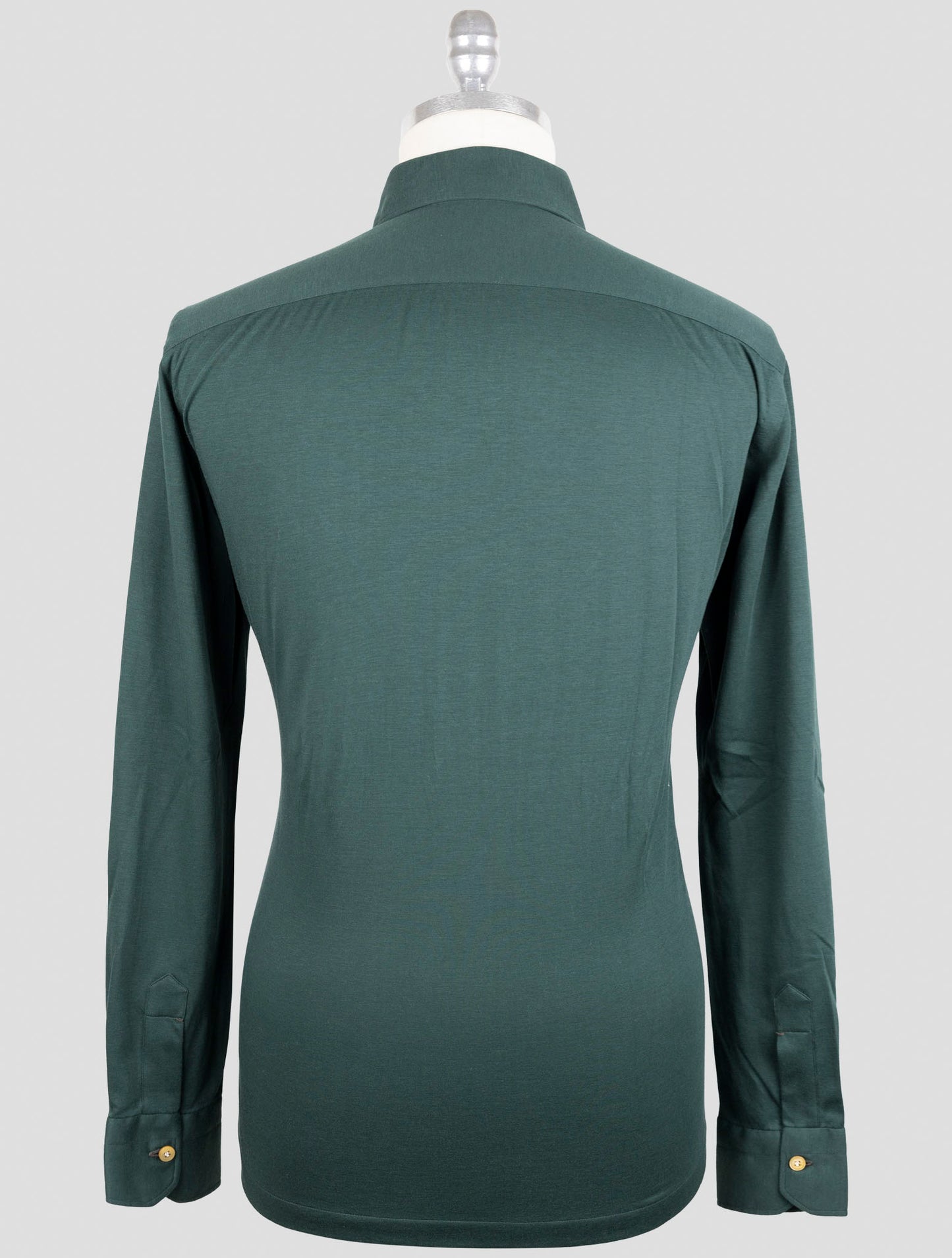 Kiton Green Cotton Sweater Polo