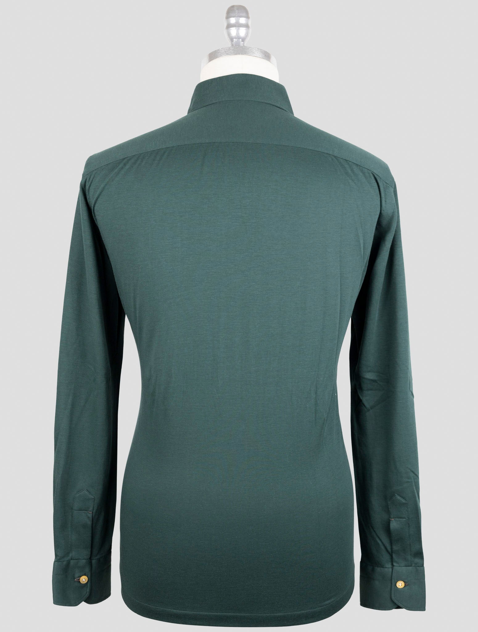 Kiton Green Cotton Sweater Polo