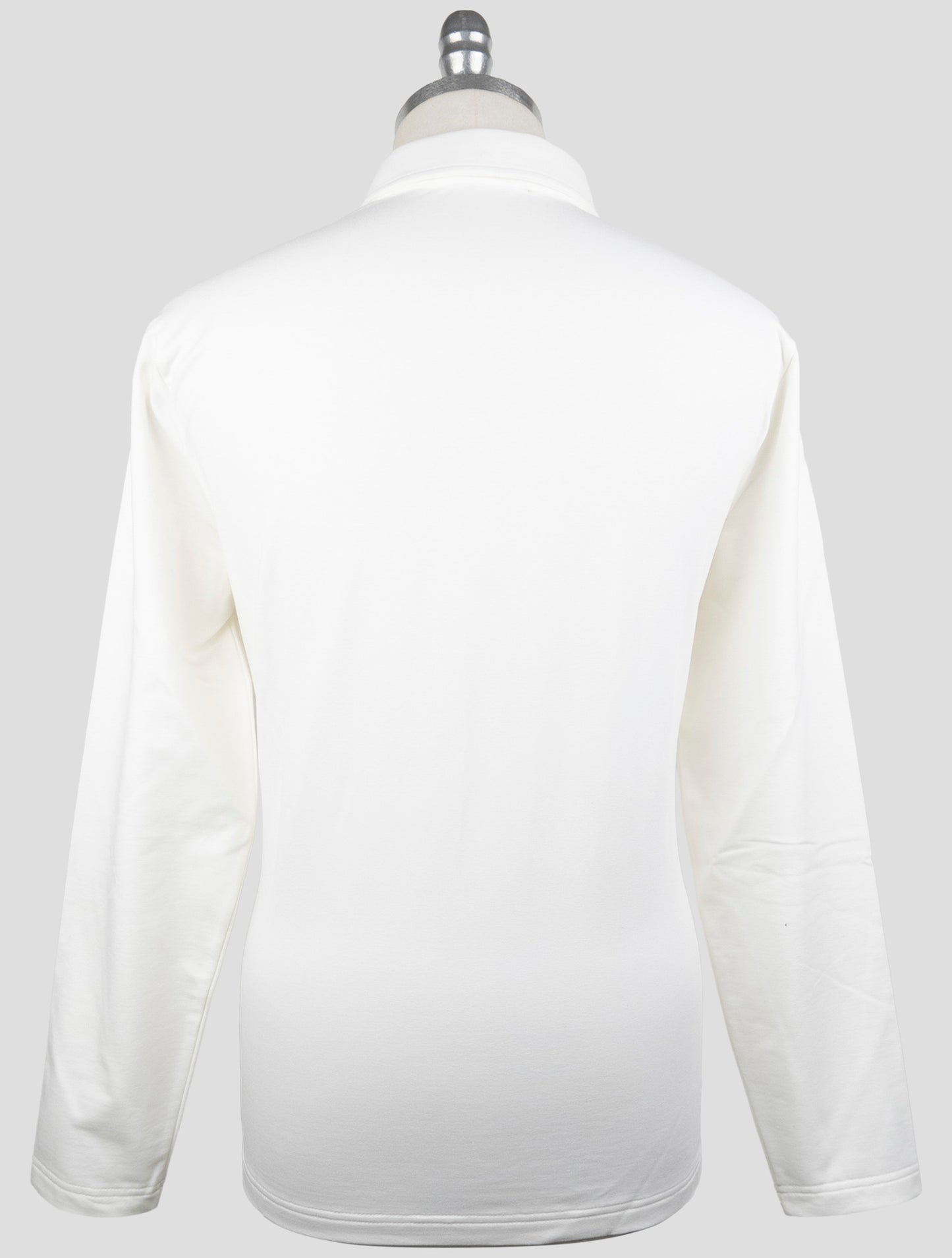 Kiton Knt White Cotton Ea Sweater Polo