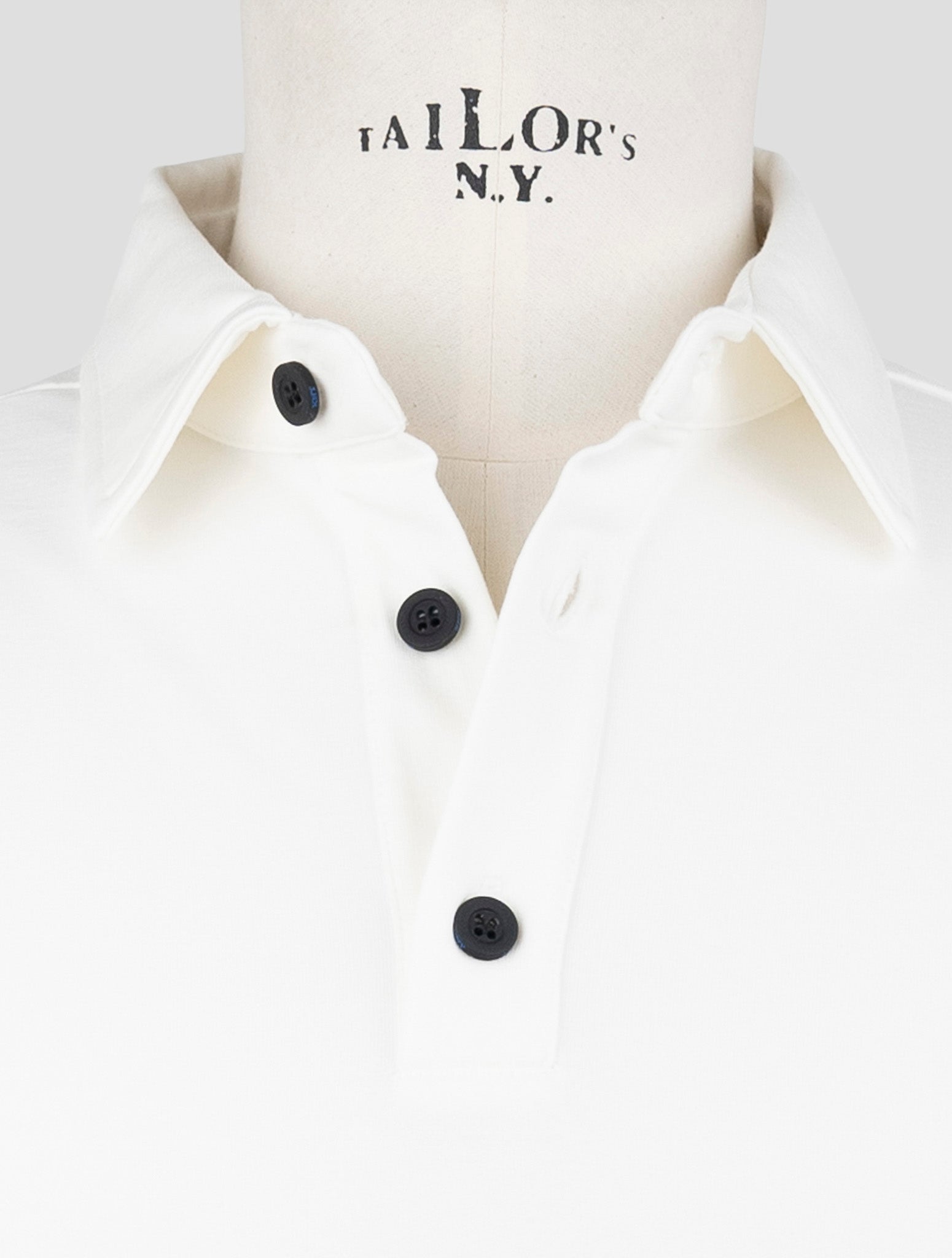 Kiton Knt White Cotton Ea Sweater Polo