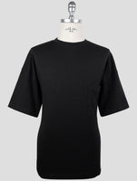 Kiton Knt Black Cotton T-Shirt