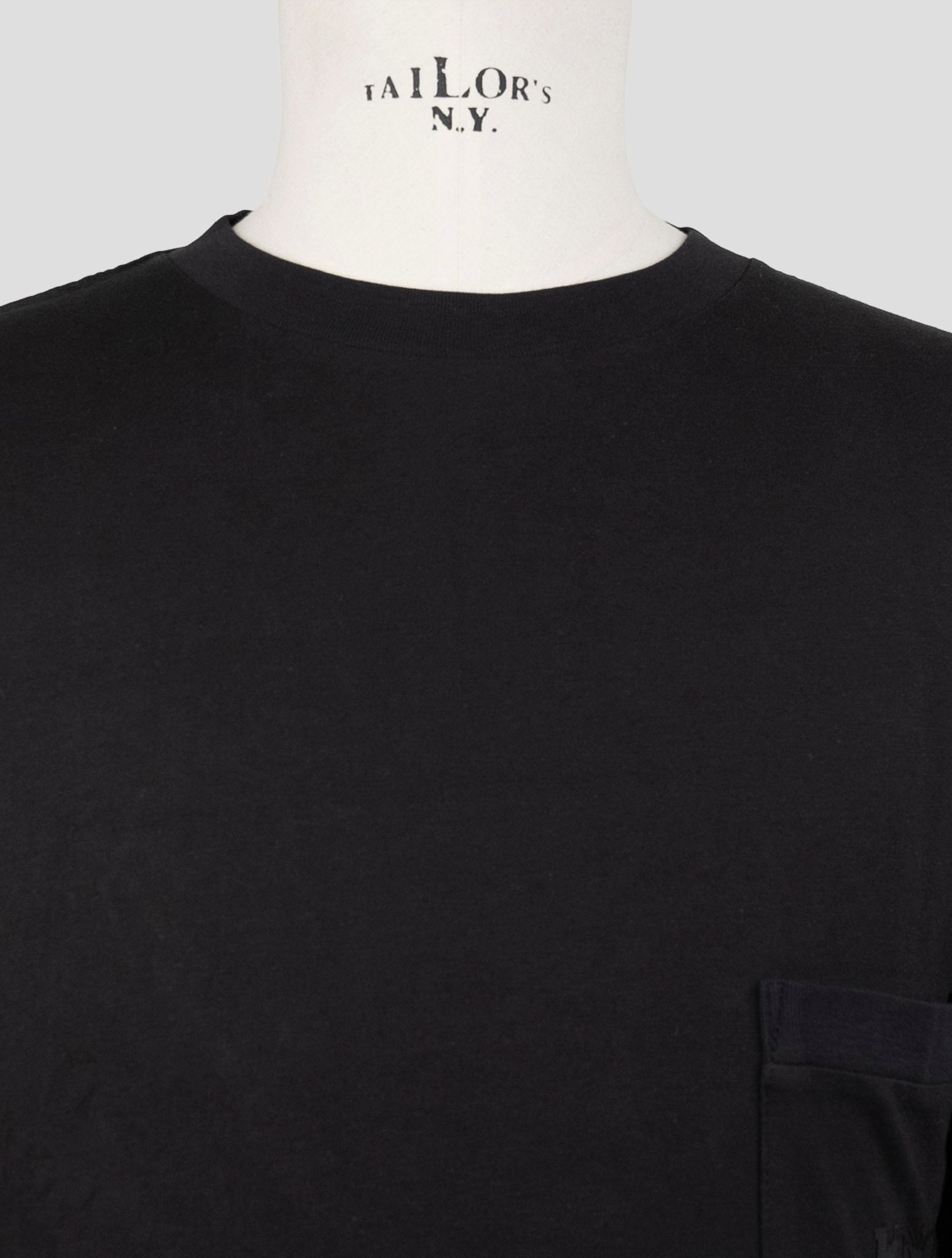 Kiton Knt Black Cotton T-Shirt