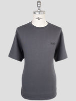 Kiton Knt Gray Cotton T-Shirt