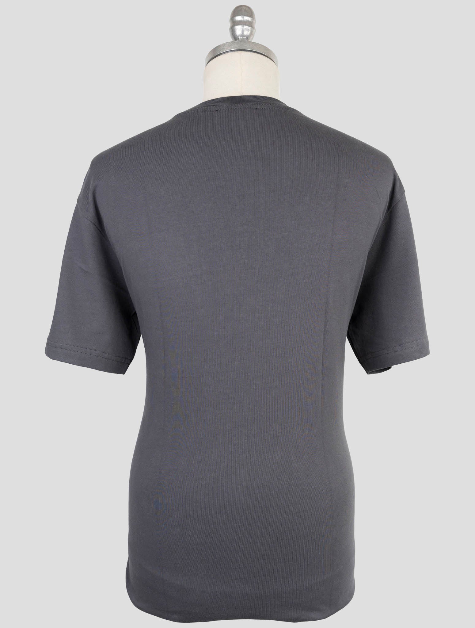Kiton Knt Gray Cotton T-Shirt