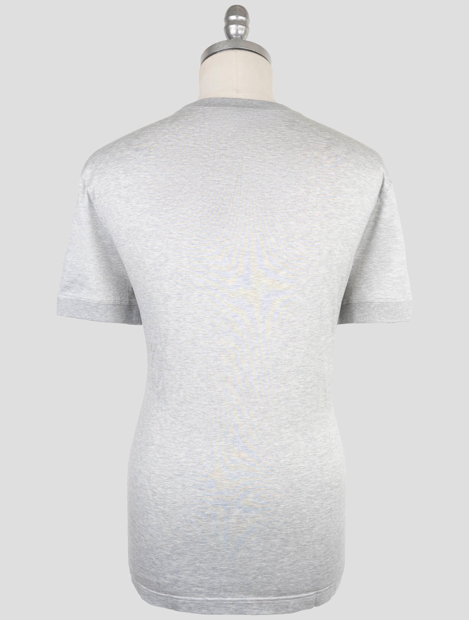 Kiton Knt Gray Cotton T-Shirt