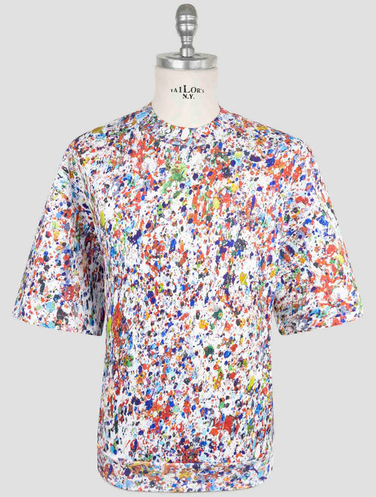 Kiton Knt Multicolor Cotton T-Shirt