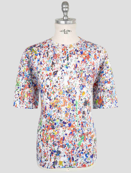 Kiton Knt Multicolor Cotton T-Shirt