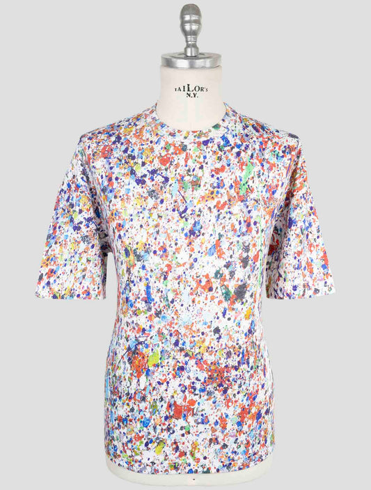 Kiton Knt Multicolor Cotton T-Shirt