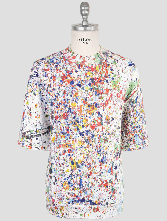 Kiton Knt Multicolor Cotton T-Shirt