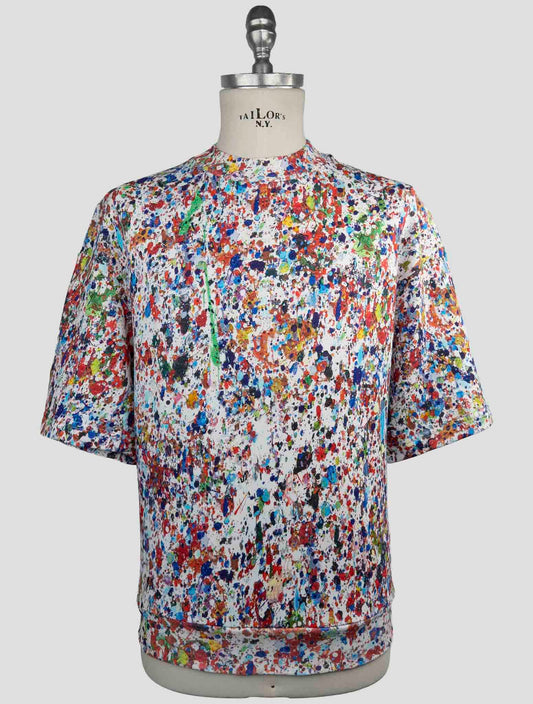 Kiton Knt Multicolor Cotton T-Shirt