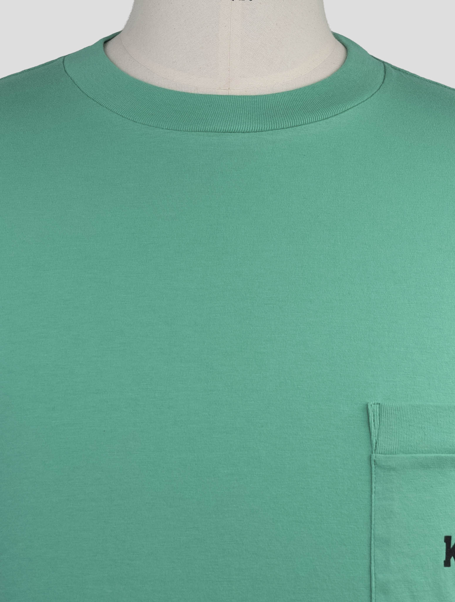 Kiton Knt Green Cotton T-Shirt