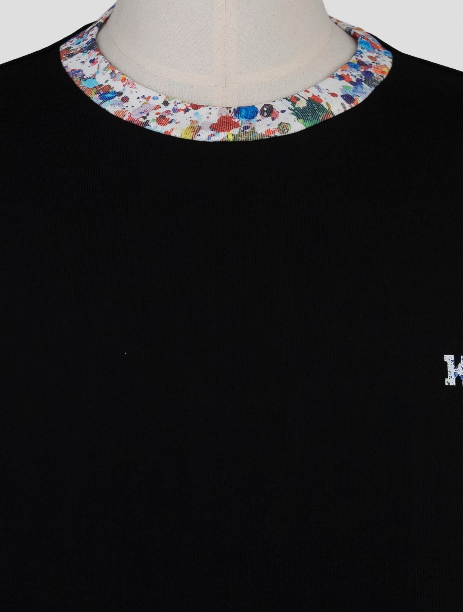 Kiton Knt Black Cotton T-Shirt