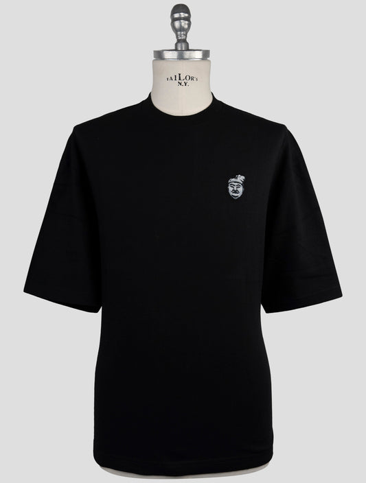 Kiton Knt Black Cotton Special Edition T-Shirt