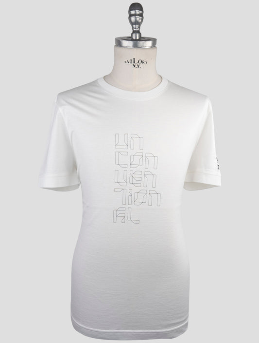 Kiton Knt White Cotton T-Shirt