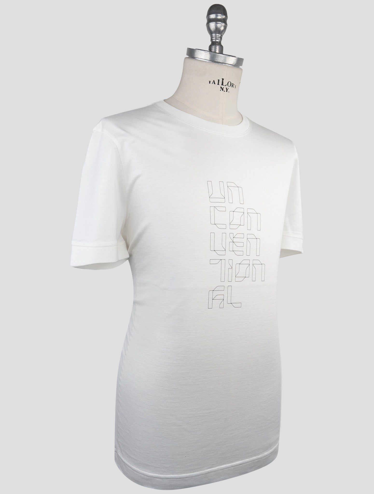 Kiton Knt White Cotton T-Shirt