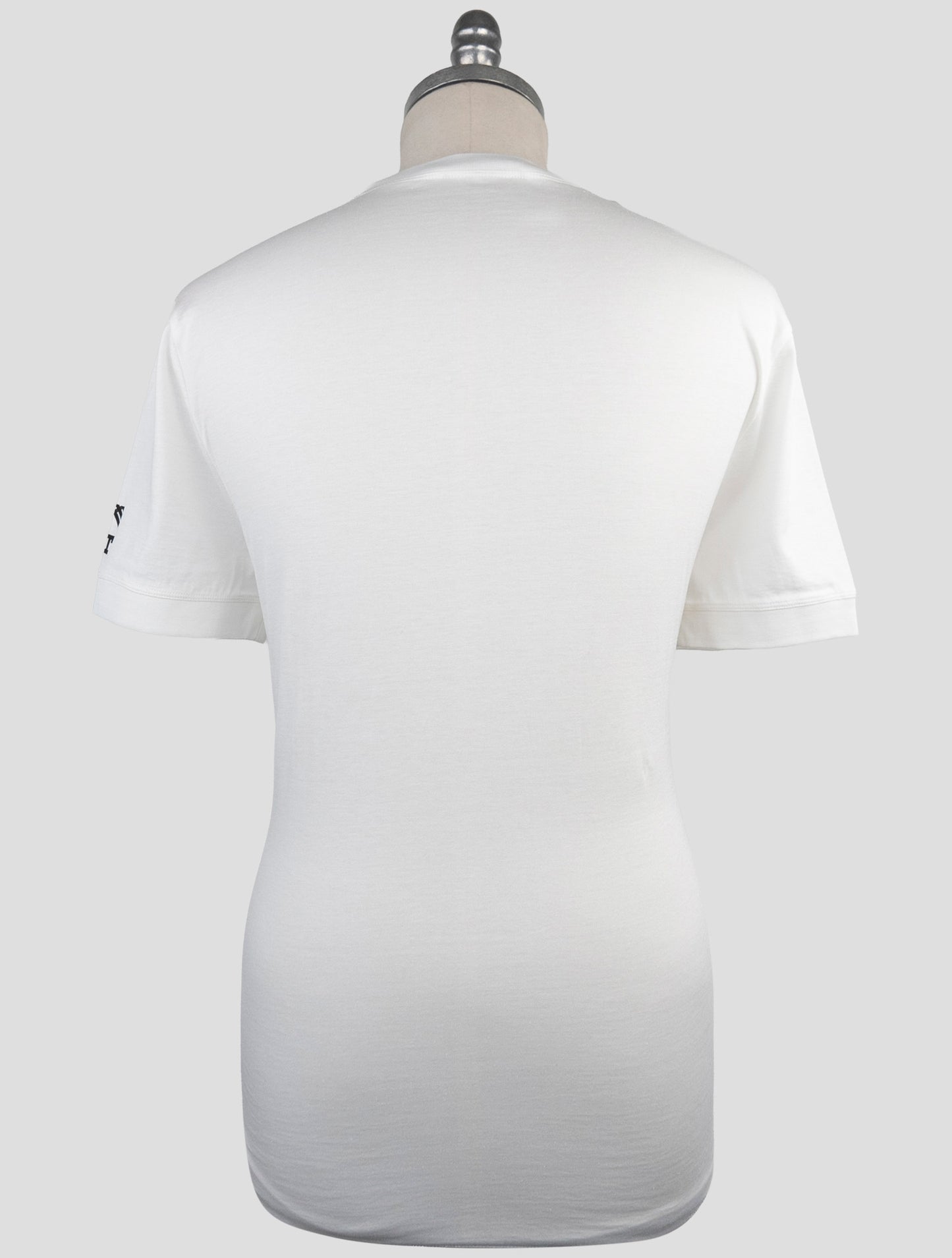Kiton Knt White Cotton T-Shirt