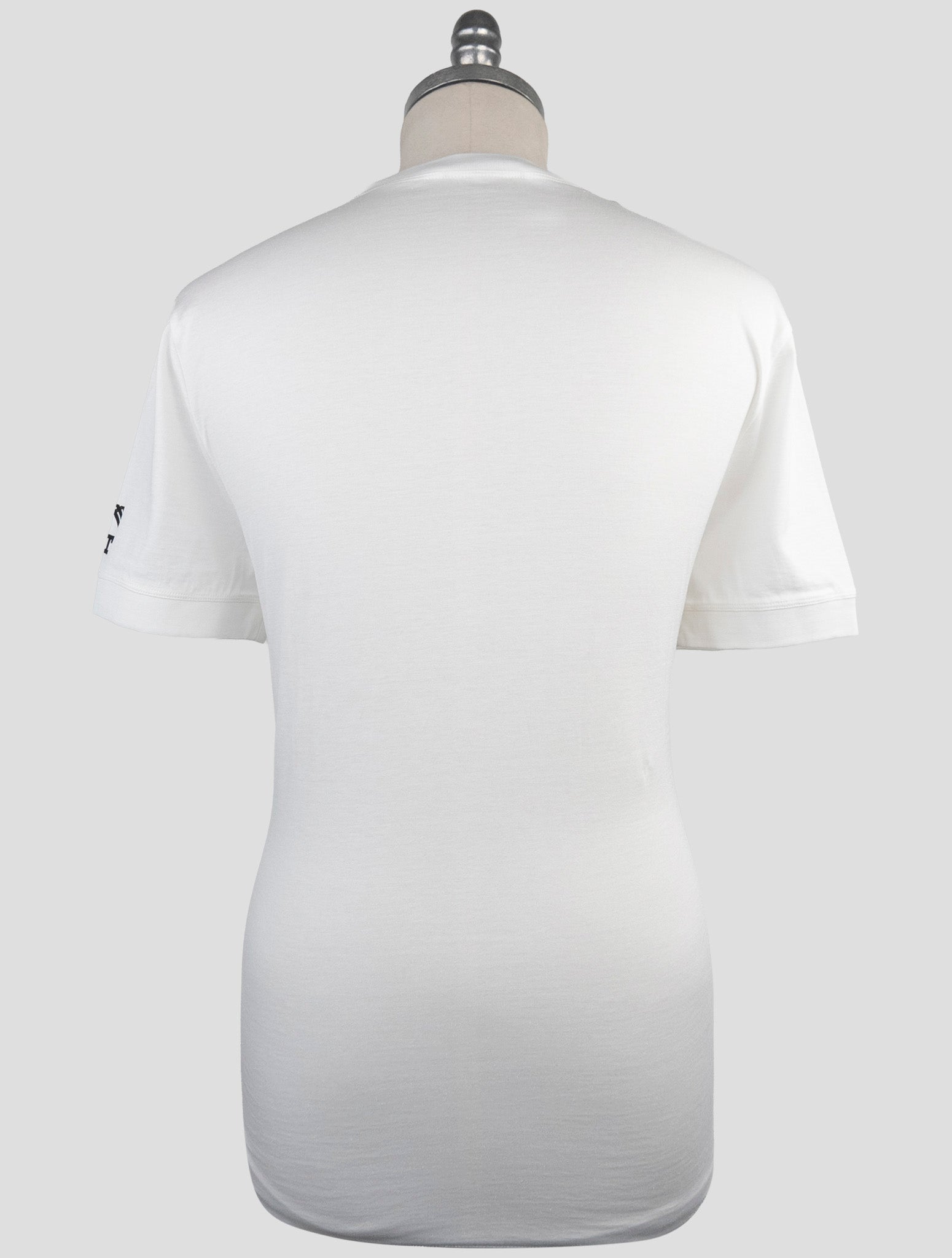 Kiton Knt White Cotton T-Shirt