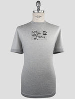 Kiton Knt Gray Cotton T-Shirt