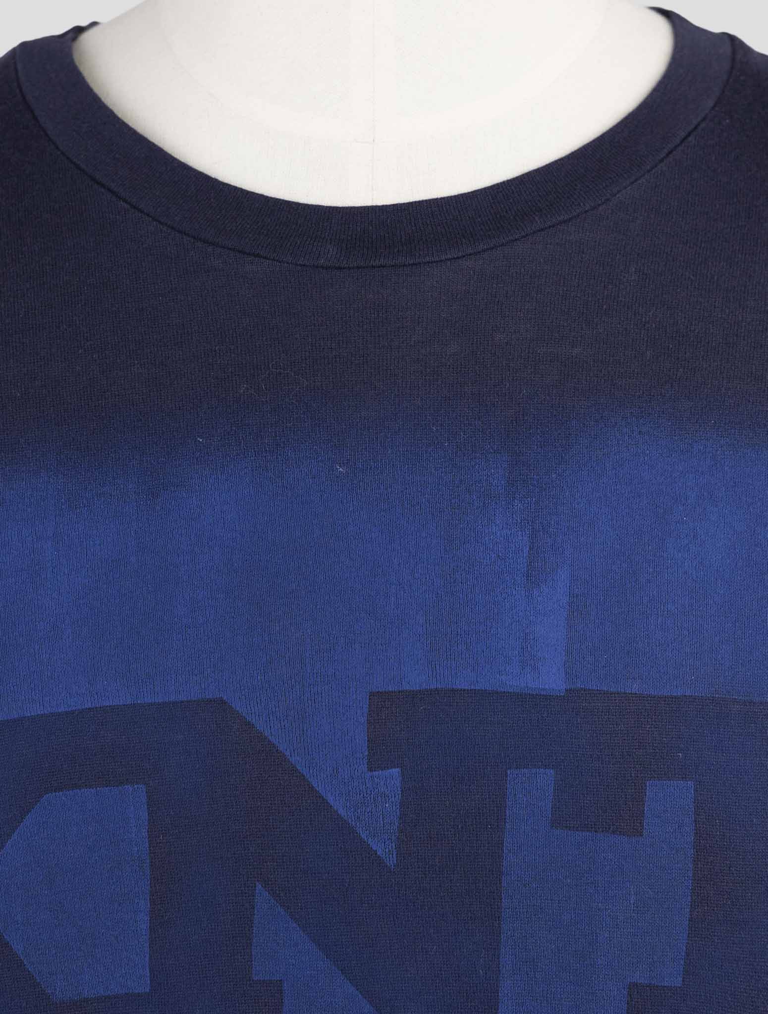 Kiton Knt Blue Cotton T-Shirt