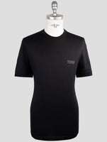 Kiton Knt Black Cotton T-Shirt
