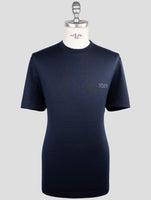 Kiton Knt Blue Cotton T-Shirt